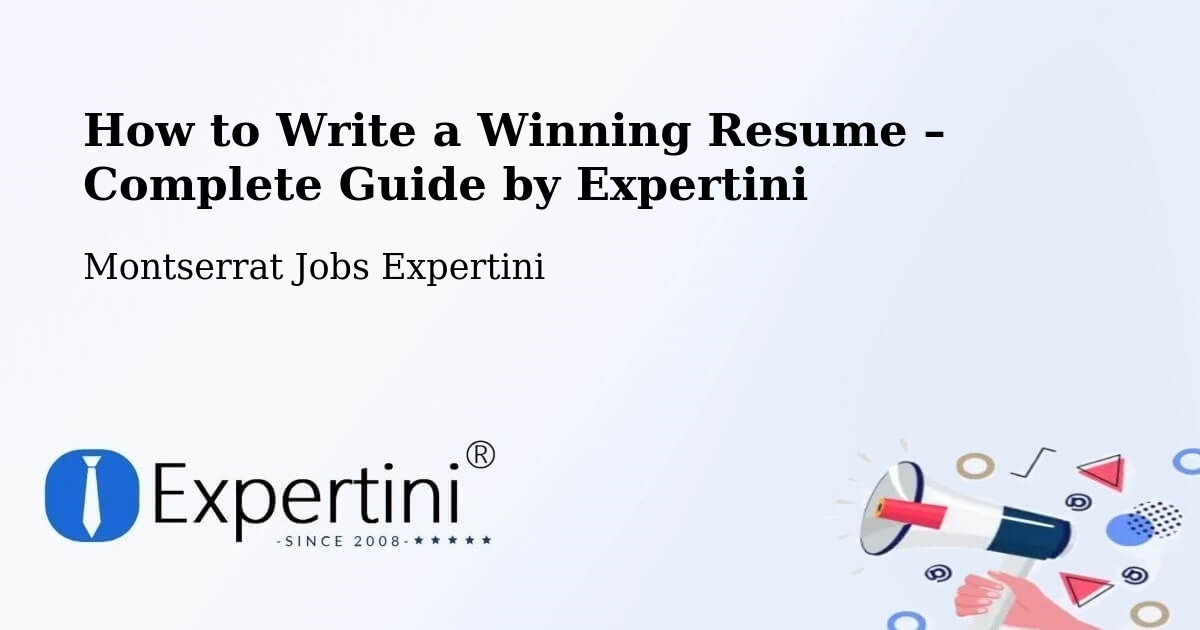 Resume Writing Guide for Job Seekers – Nixons - Nixons, Montserrat Jobs Expertini